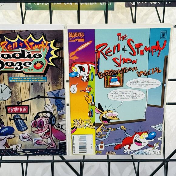 5 Ren & Stimpy Special Lot Show Special 2-3, Holiday, Radio Daze & Eenteractive - Picture 4 of 5
